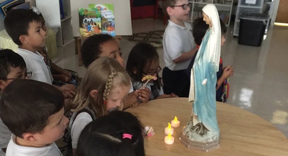 Praying Rosary With Children