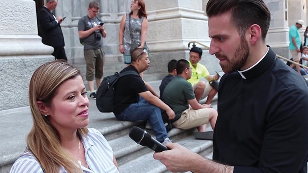 'Priest with a Mic' takes to the streets, media