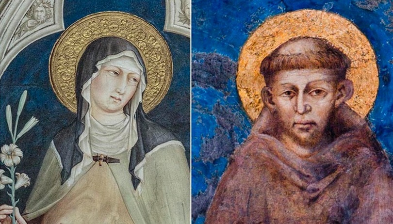 St. Clare and St. Francis of Assisi