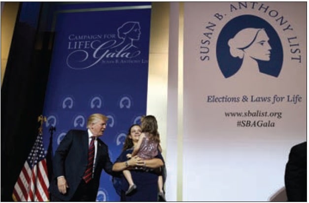 President Trump - Susan B. Anthony gala