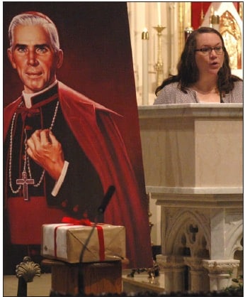 Archbishop Fulton Sheen and Bonnie Engstrom