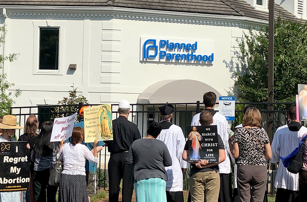 PROTEST PLANNED PARENTHOOD CHARLOTTE, N.C.
