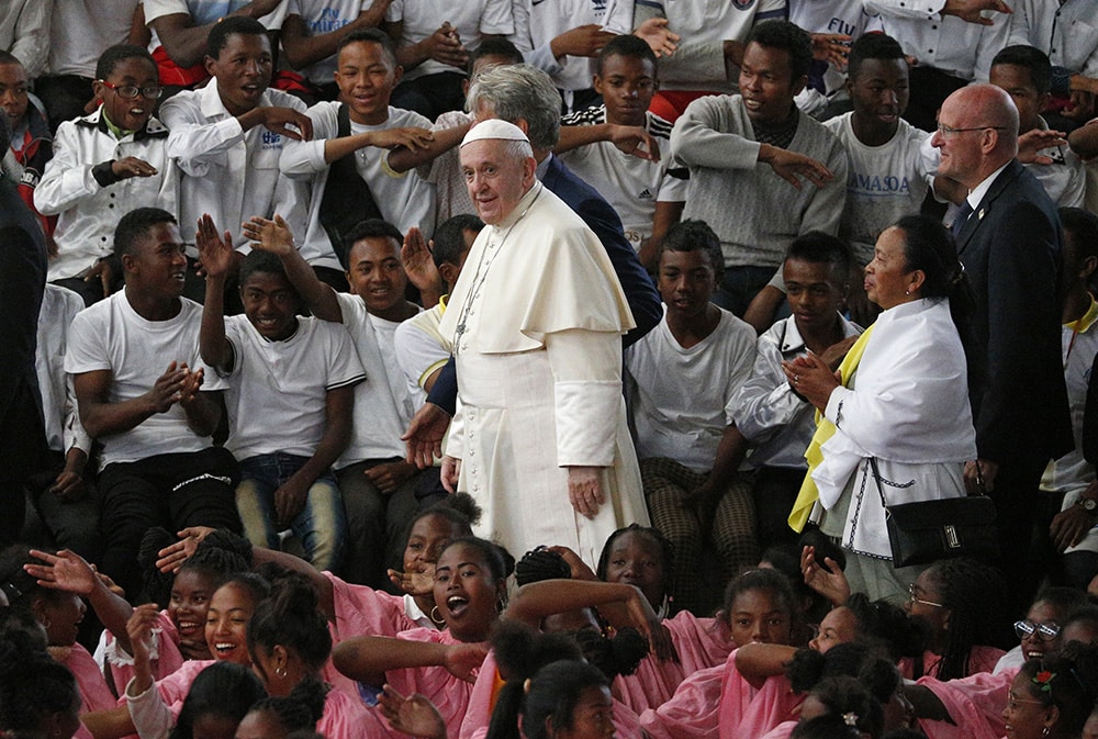 PAPAL VISIT MOZAMBIQUE MADAGASCAR MAURITIUS