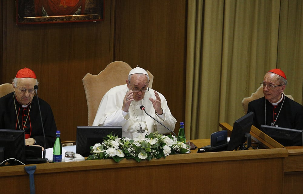 POPE OPENING SESSION SYNOD AMAZON