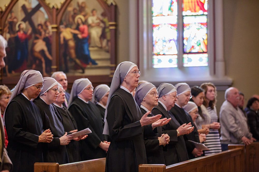 LITTLE SISTERS MASS NOTRE DAME