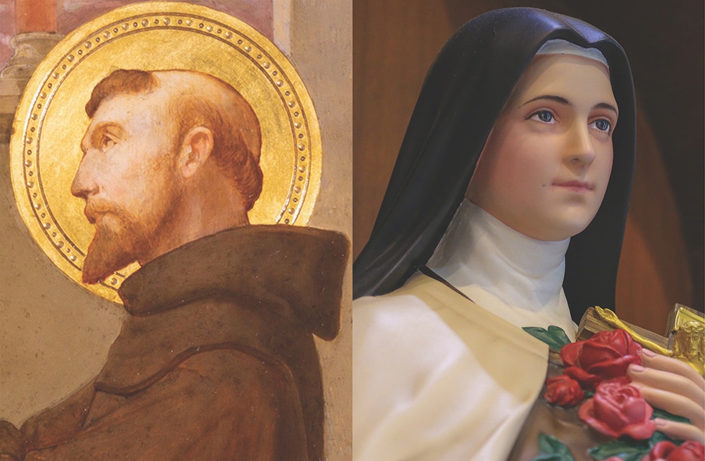 Sts. Francis of Assisi and Thérèse of Lisieux