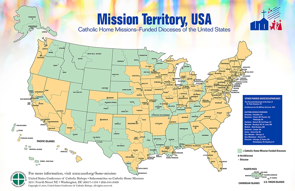 U.S. CATHOLIC HOME MISSION TERRITORIES