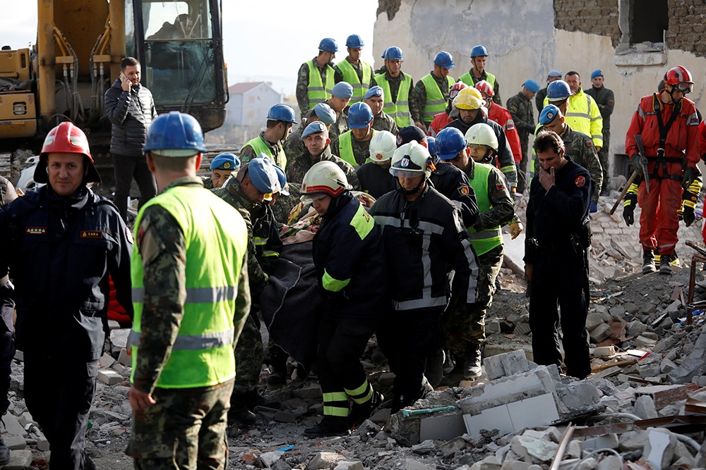 ALBANIA EARTHQUAKE AFTERMATH