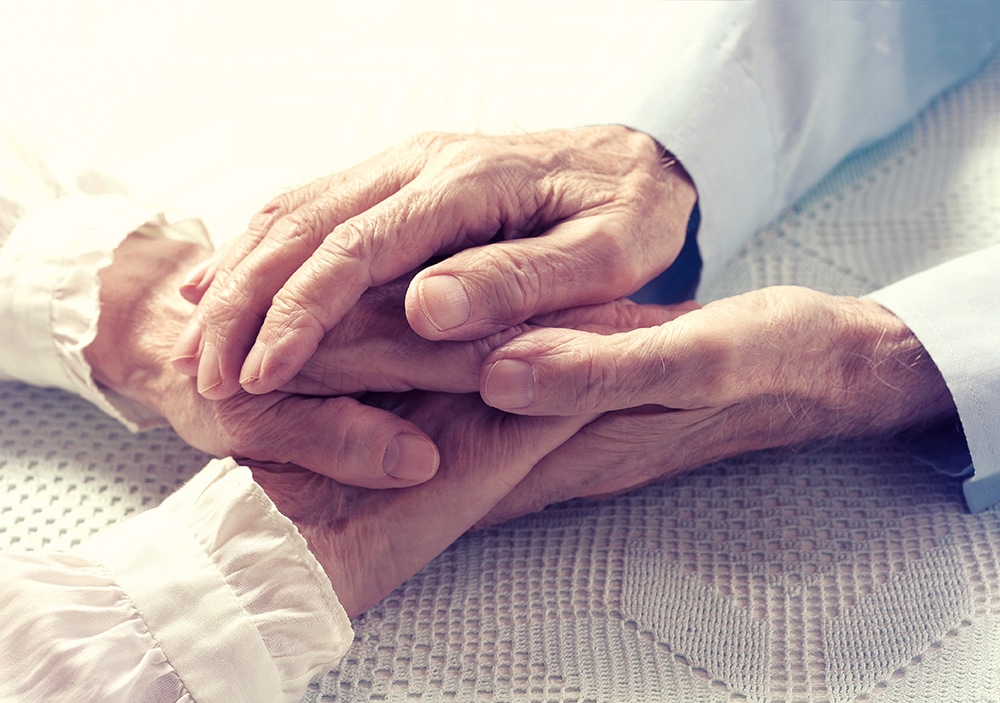 elderly couple