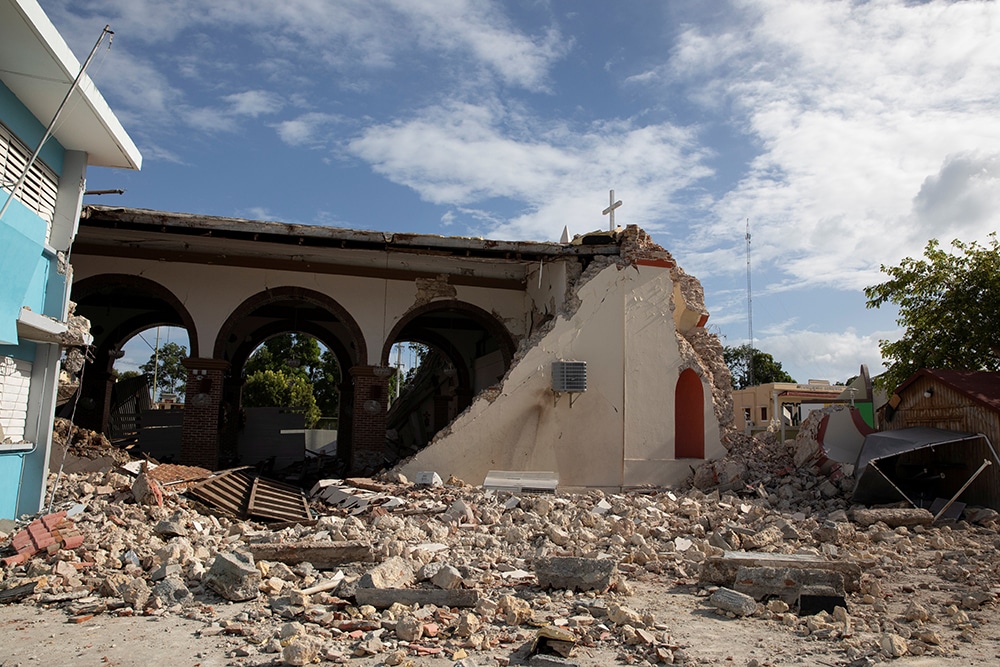PUERTO RICO CHURCH EARTHQUAKE AFTERMATH