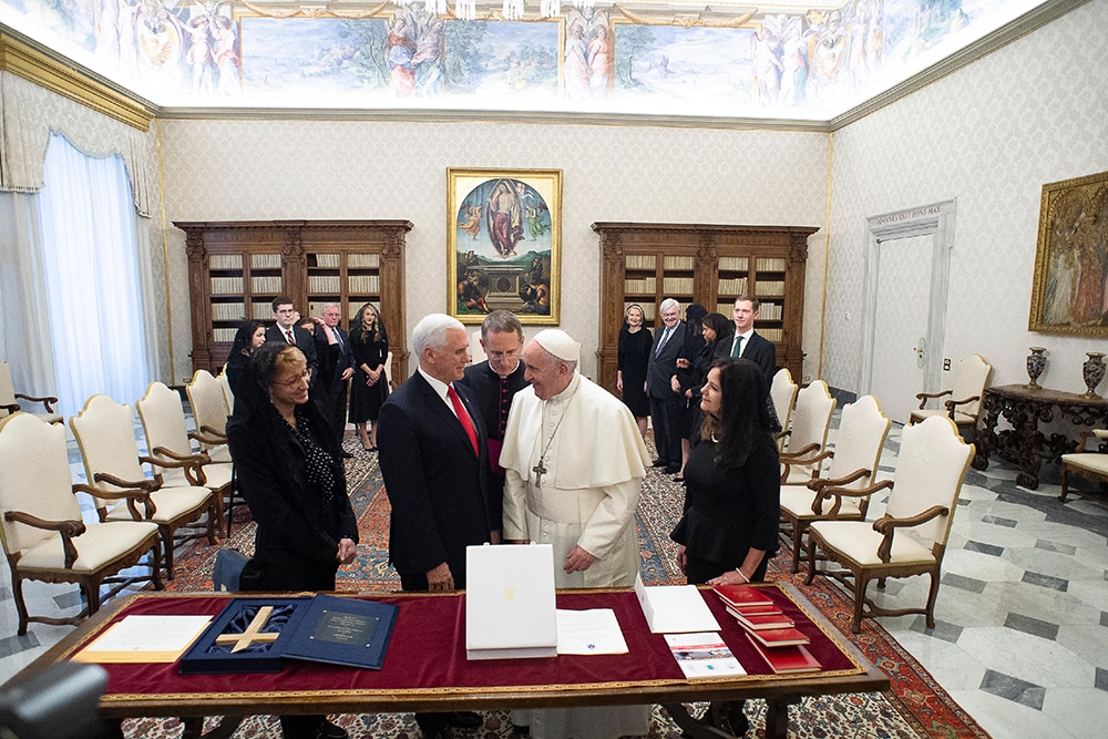 POPE FRANCIS U.S. VICE PRESIDENT PENCE