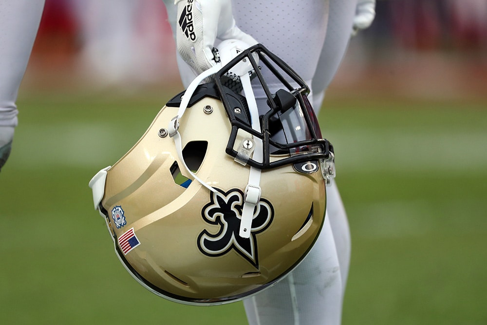 NEW ORLEANS FOOTBALL HELMET