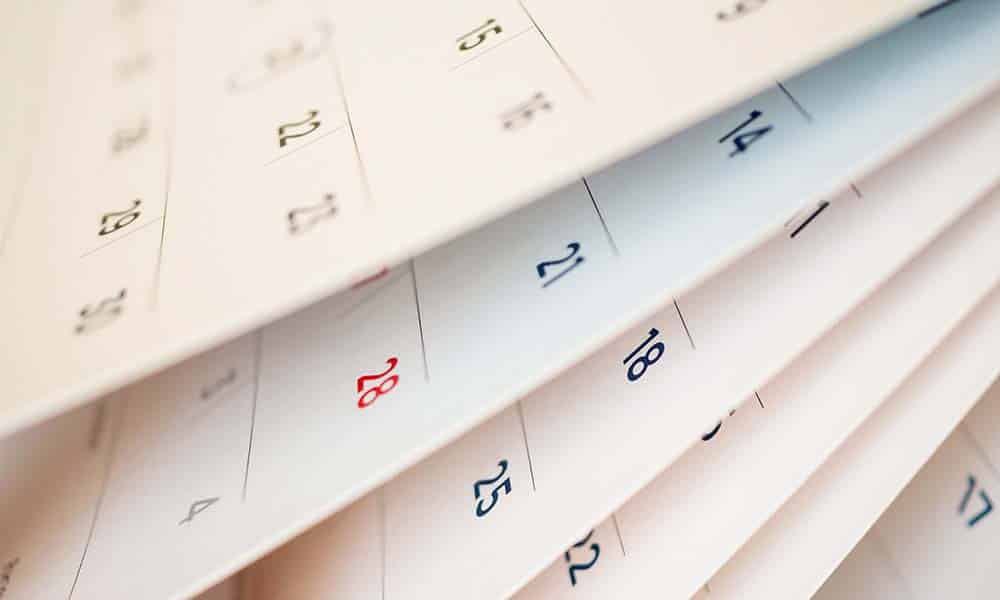 church calendar