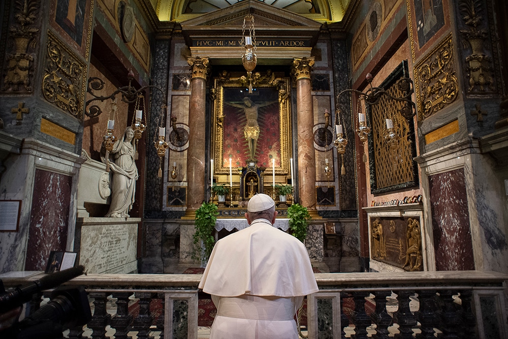 POPE PRAYER ROME CORONAVIRUS