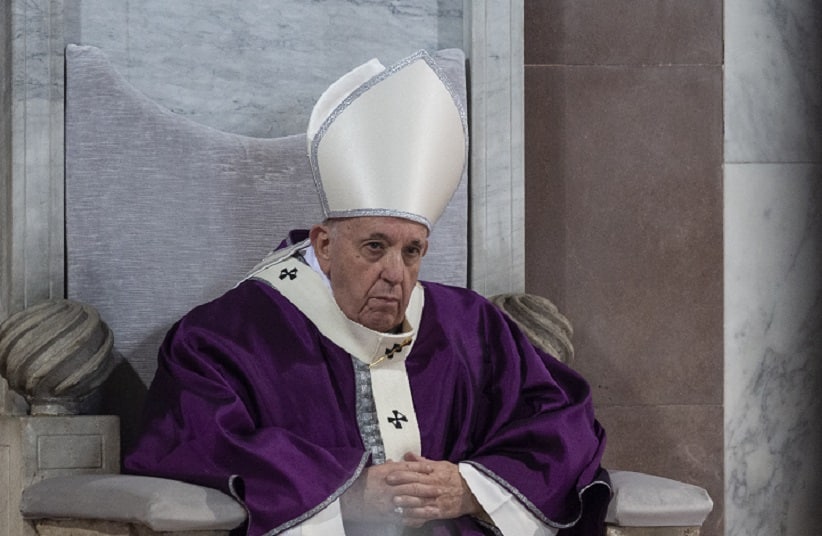 POPE MASS ASH WEDNESDAY