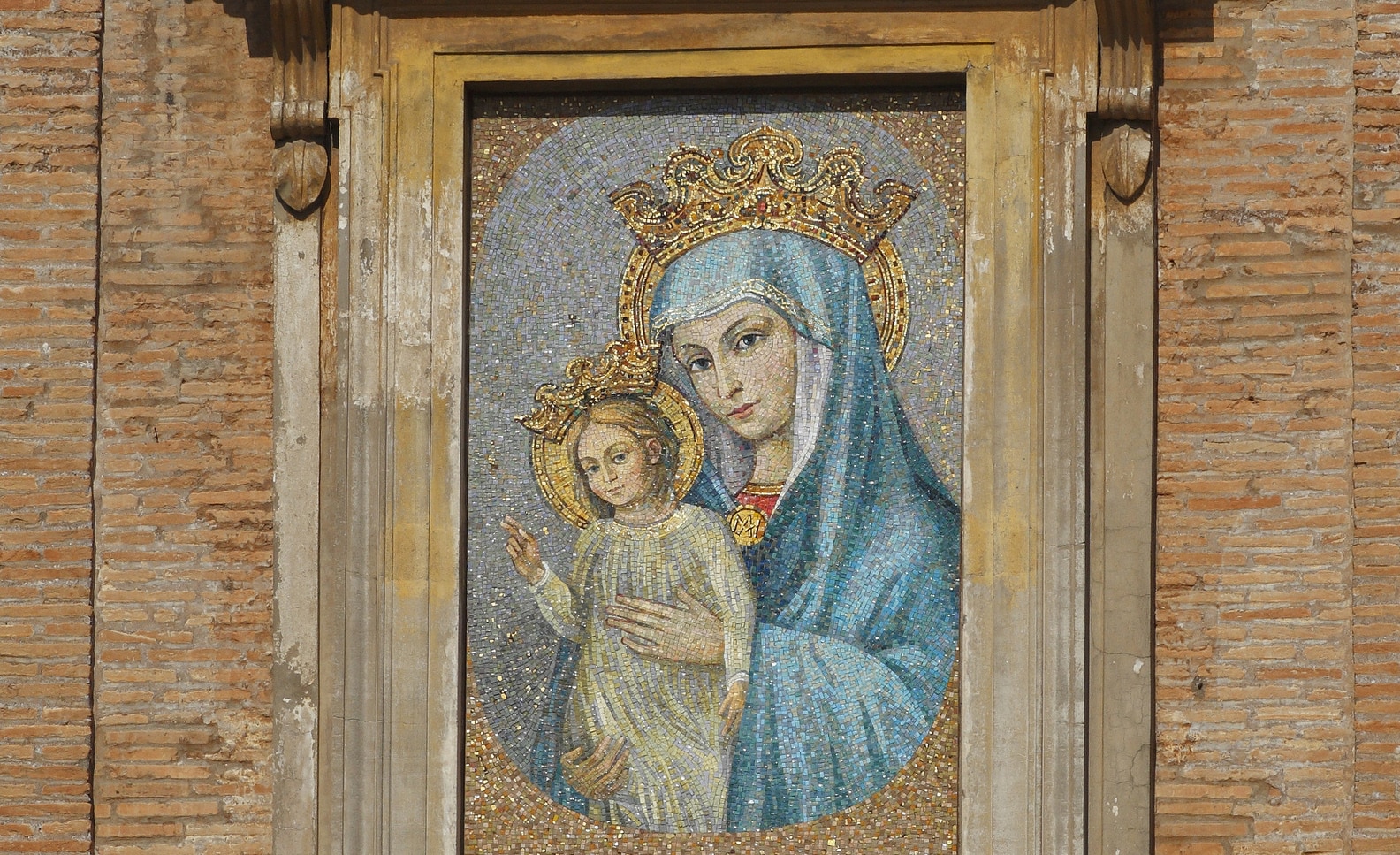 Mary as Mother of the Church mosaic