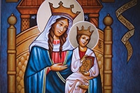 OUR LADY OF WALSINGHAM PAINTING