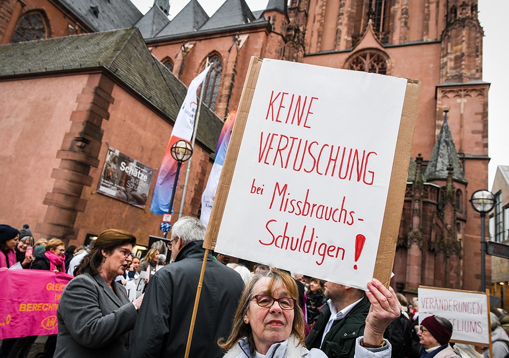 GERMANY SEXUAL ABUSE PROTEST