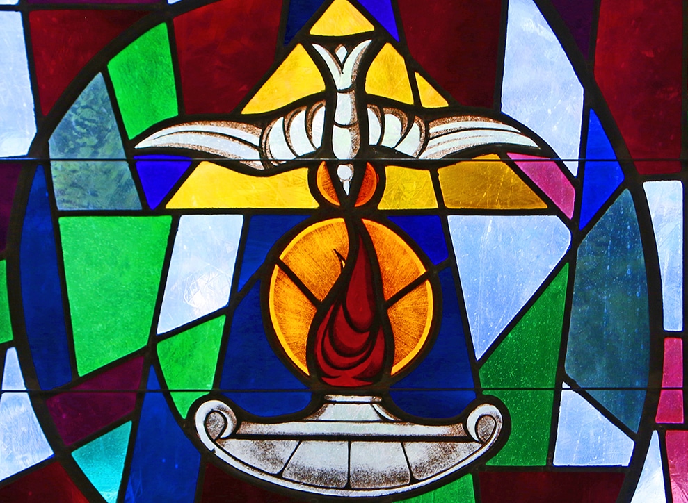 HOLY SPIRT STAINED-GLASS