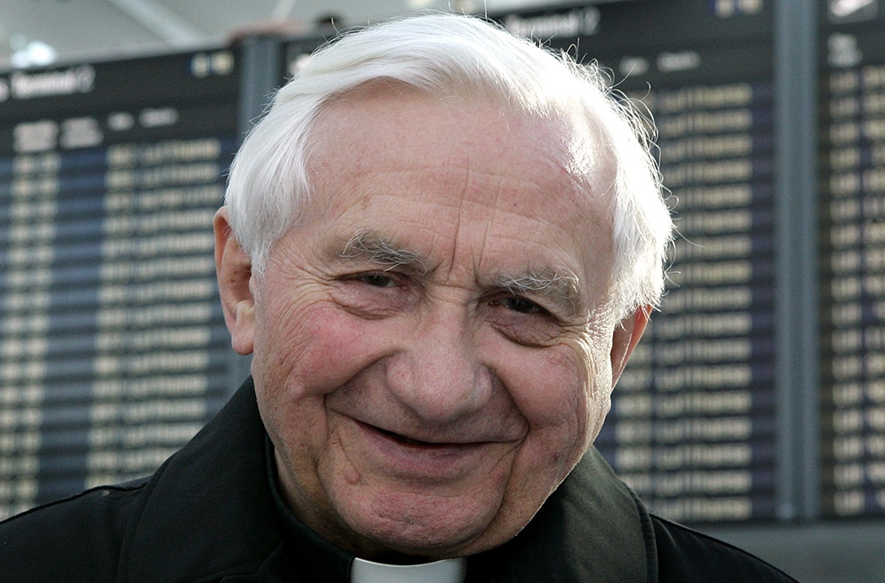 FILE PHOTO MSGR. GEORG RATZINGER