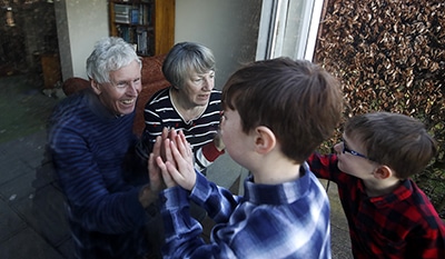 POPE ANGELUS GRANDPARENTS