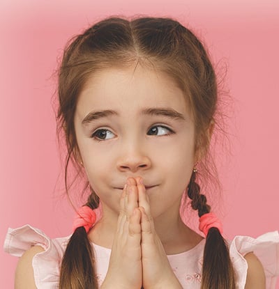 girl praying