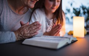 Grandparent and child