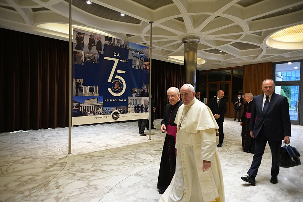 POPE AUDIENCE ITALIAN STATE POLICE