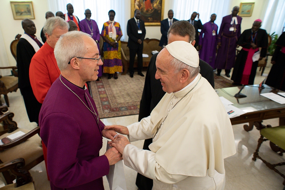 POPE SOUTH SUDAN RETREAT VATICAN