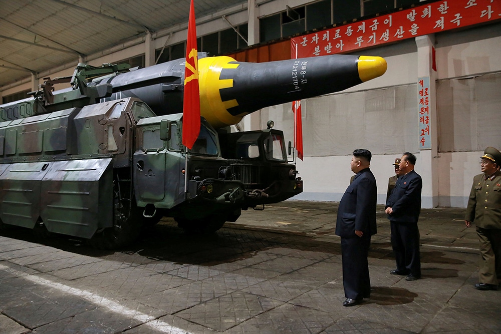 FILE NORTH KOREA BALLISTIC ROCKET