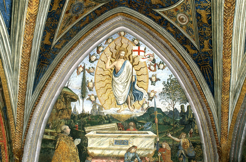 Fresco of 'The Resurrection' from Vatican's Borgia Apartments