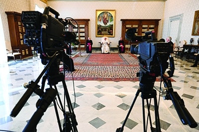 POPE FRANCIS AUDIENCE LIVESTREAM