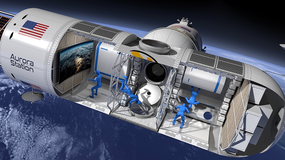 ARTIST'S RENDERING SPACE HOTEL