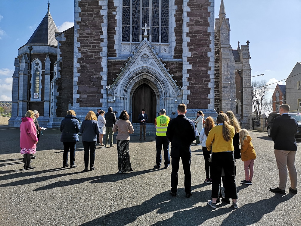 IRELAND PROTEST COVID-19 CHURCHES
