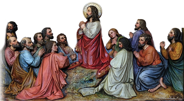 Jesus with crowd