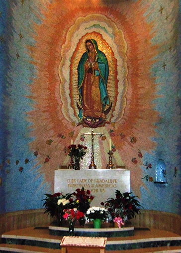 Our Lady of Guadalupe chapel.