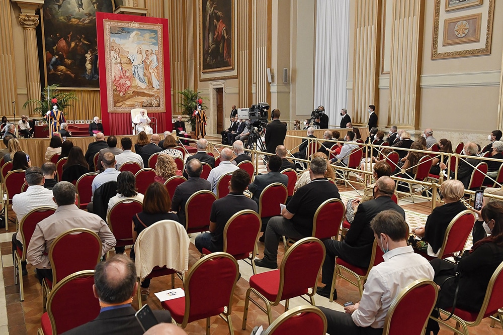 Permanent deacons are reminder of the power of service, pope says