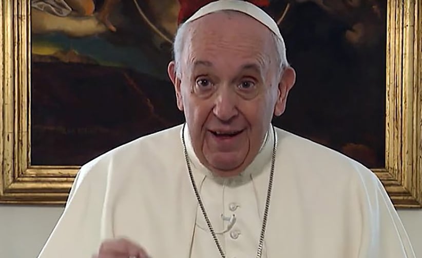 POPE VIDEO PRAYER AUGUST