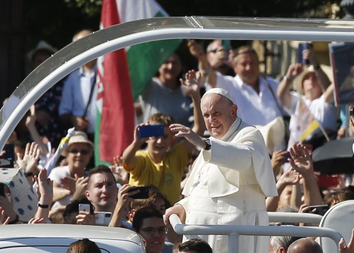 PAPAL TRIP HUNGARY SLOVAKIA