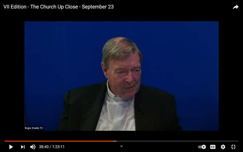 CARDINAL PELL INTERVIEW ROME