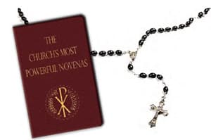 Novena book and rosary
