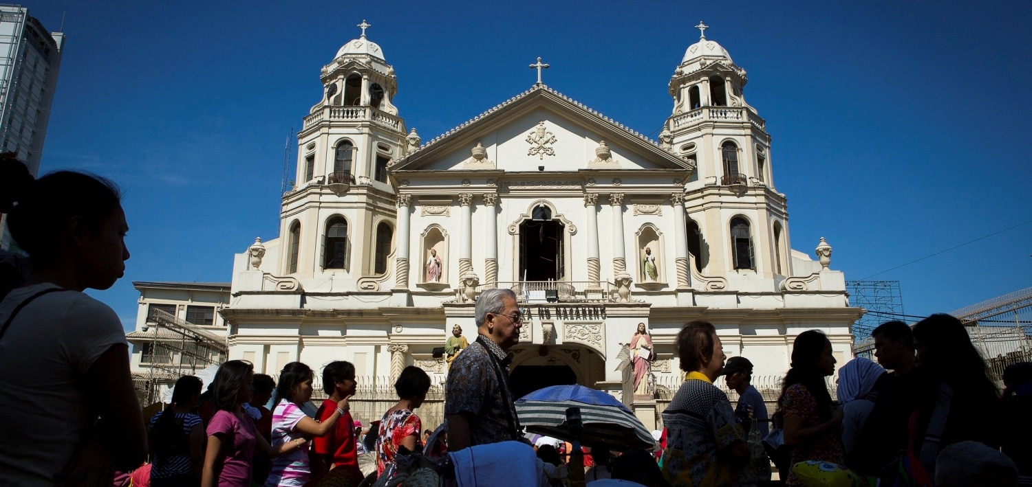 Minor Basilica of the Black Nazarene in Manila, Philippines