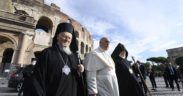 POPE MEETING COLOSSEUM PEACE