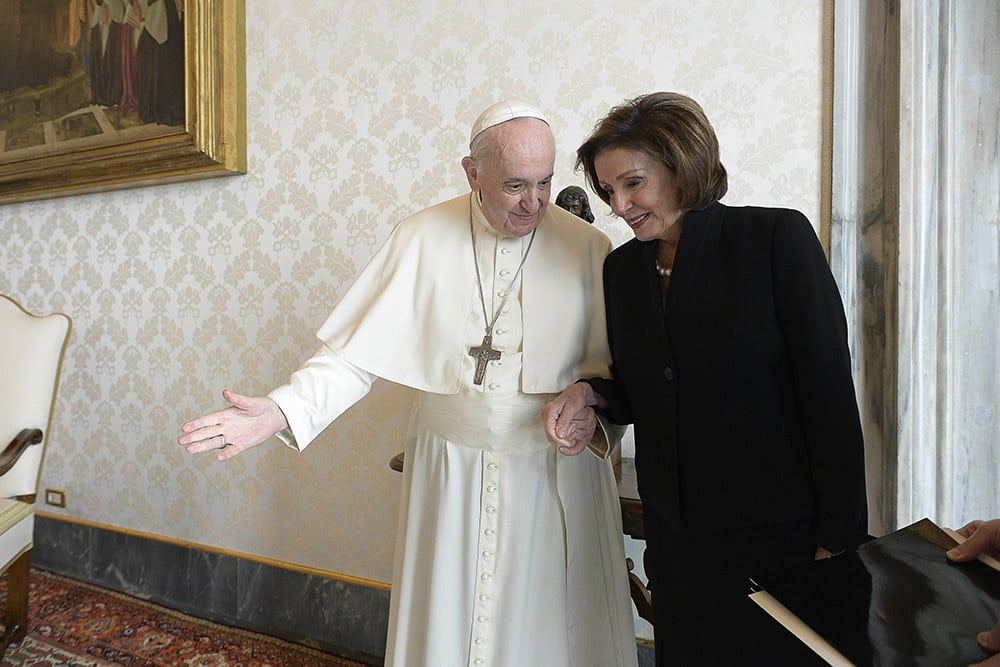 POPE AUDIENCE NANCY PELOSI