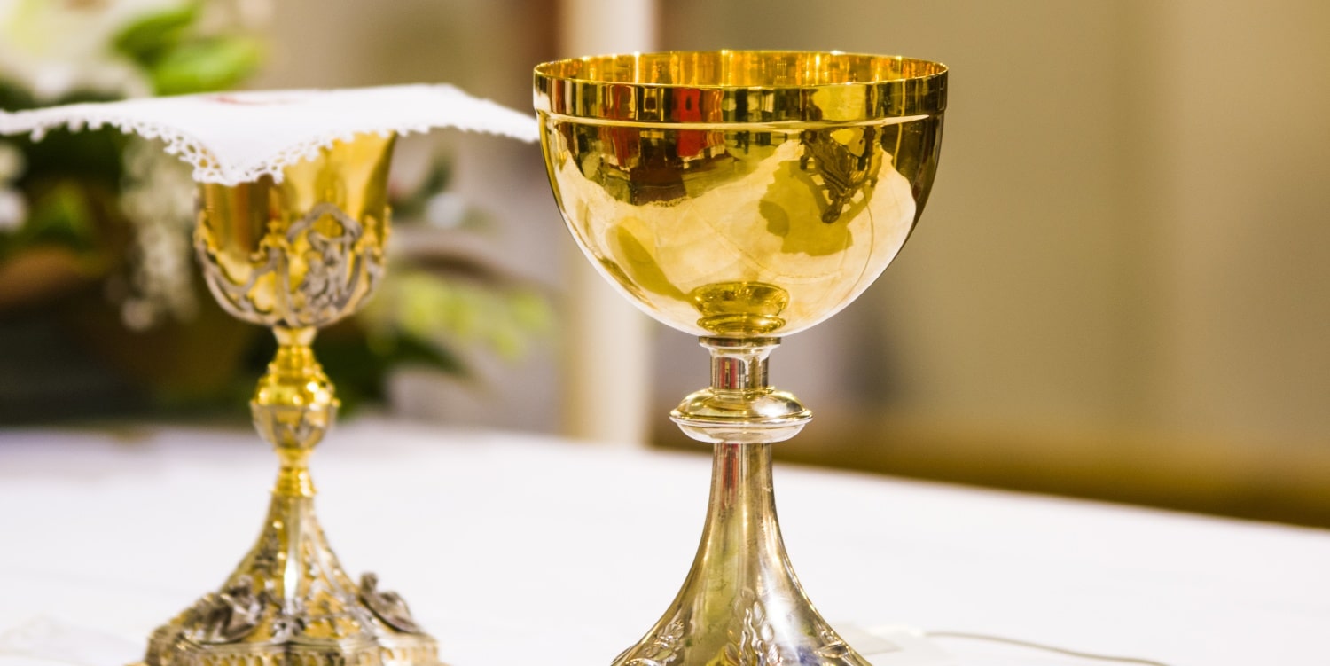 Chalice at Mass