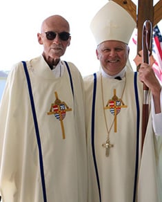 Deacon Conklin and Bishop Stika