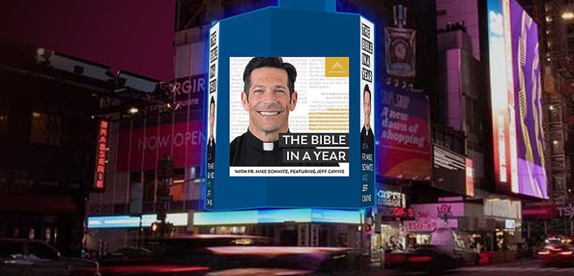'THE BIBLE IN A YEAR' BILLBOARD