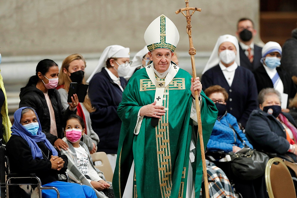 POPE WORLD DAY POOR MASS