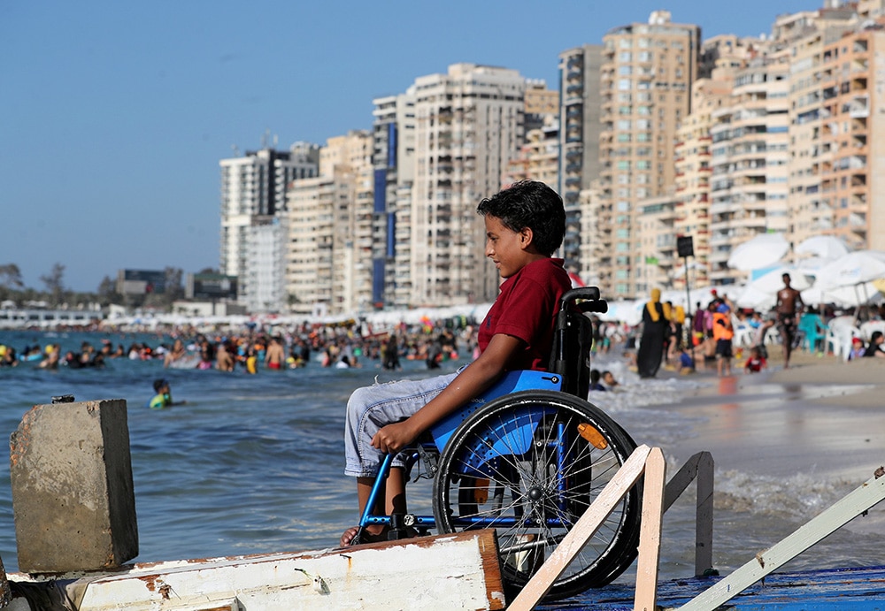 PUBLIC BEACH PEOPLE DISABILITIES