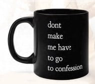 confession mug